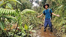 Jan Rendl uprostřed jedné z peruánských džunglí. „Nejtěžší pro mě byly průchody...