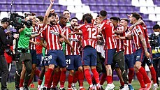 Atlético Madrid slaví titul ve panlské lize.