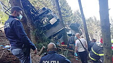 Pád lanovky v italském horském středisku Stresa Mottarone si vyžádal čtrnáct...