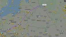 Let OK 0894 SA z Prahy do Moskvy (28.5.2021)