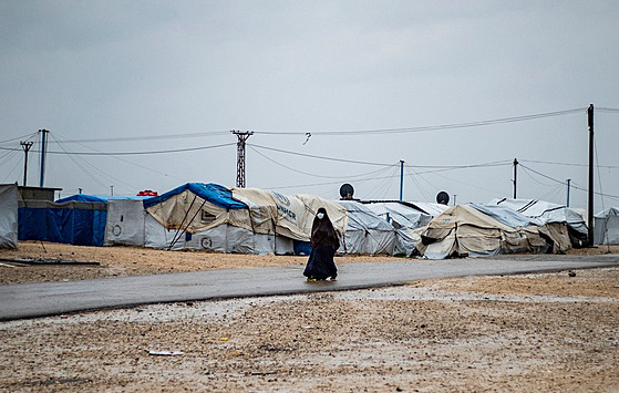 Uprchlický tábor v Sýrii (4.bezna 2021)