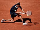 Ruský tenista Daniil Medvedv na Roland Garros