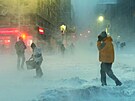 Zimní boue na Manhattanu