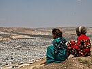 Uprchlický tábor v Sýrii. (30. kvtna 2021)