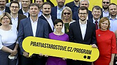 Volební koalice Piráti a Starostové v Praze pedstavila praskou kandidátku do...