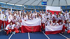 Polští atleti se radují z triumfu v mistrovství Evropy družstev.