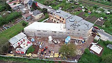 Stavba domu odleh�ovací slu�by v Honkov� ulici