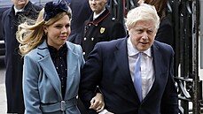 Carrie Symondsová a Boris Johnson (Londýn, 9. bezna 2020)