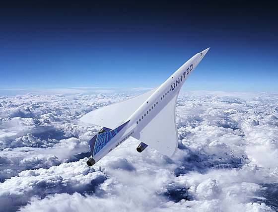 Aerolinky United plánují být prvním provozovatelem letadla Overture, které bude...