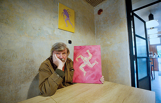 Tomáš Císařovský (na snímku) vystavuje v libereckém Kunst Koutě.