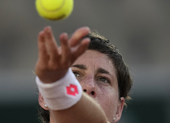 Carla Suárezová v prvním kole Roland Garros.