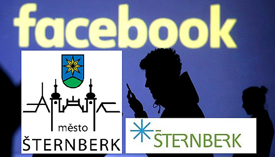 Město Šternberk chtělo inovovat své logo z roku 1996 (vlevo), vlna kritiky ale...