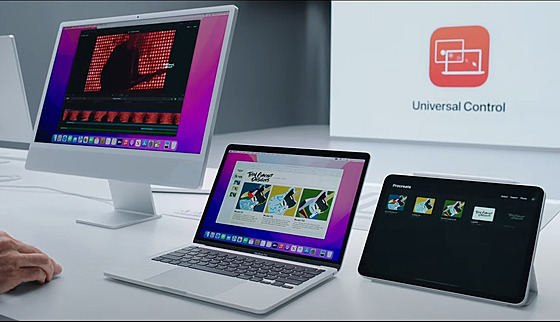 MacOS Monterey umožní jednou myší a klávesnicí ovládat více zařízení bez...