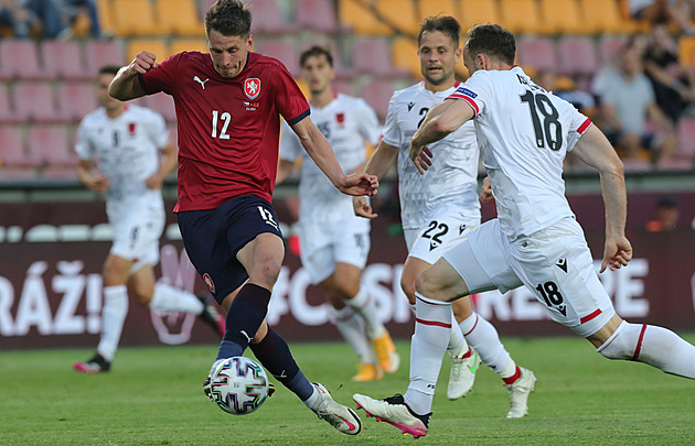Čeští fotbalisté sehrají zářijové kvalifikační utkání o ME s Albánií v Edenu