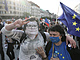Demonstranti z hnutí Milion chvilek došli na Václavské náměstí, kde vystoupí...