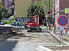 V Chebu zaala celkov oprava Karlovy ulice, kter navazuje na ji opravenou...