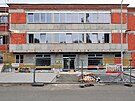 Stavba Domova senior se speciální péí v karlovarské Javorové ulici.