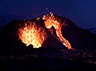 Islandská sopka v údolí Geldingadalir je stále aktivní