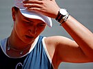 Barbora Krejíková v osmifinále Roland Garros