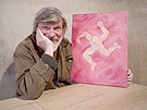 Tom Csaovsk (na snmku) vystavuje v libereckm Kunst Kout.
