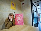Tom Csaovsk (na snmku) vystavuje v libereckm Kunst Kout.