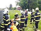 Smrtí idie motorky skonila dopravní nehoda u Dolní Lomnice nedaleko Prahy....