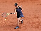 Ukrajinka Elina Svitolinová bhem druhého kola Roland Garros.
