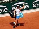 Zranná Australanka Ashleigh Bartyová se louí s Roland Garros.
