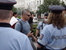 Demonstrace na Václavském námstí. Policisté zadreli jednu osobu, která...