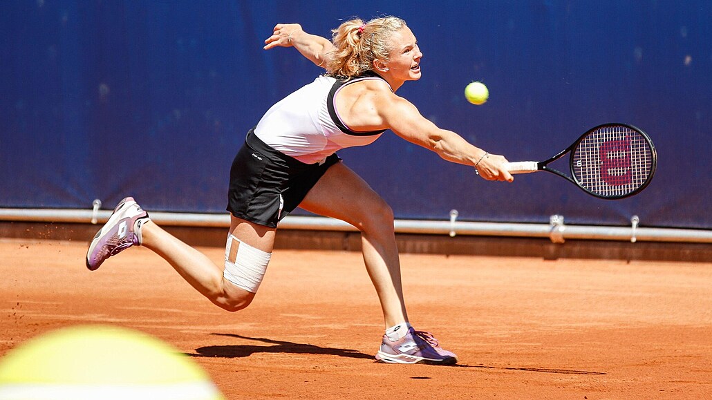 Kateina Siniaková na turnaji v Parm