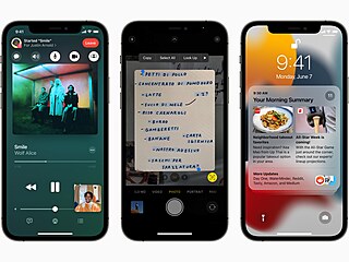 Operační systém iOS 15