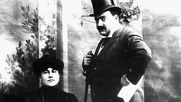 Ema Destinnov a Enrico Caruso (1905)