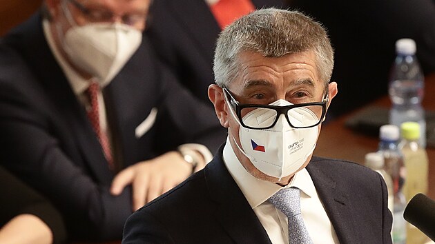 Andrej Babi na mimodnm hlasovn o nedve vldy. (3.ervna 2021)