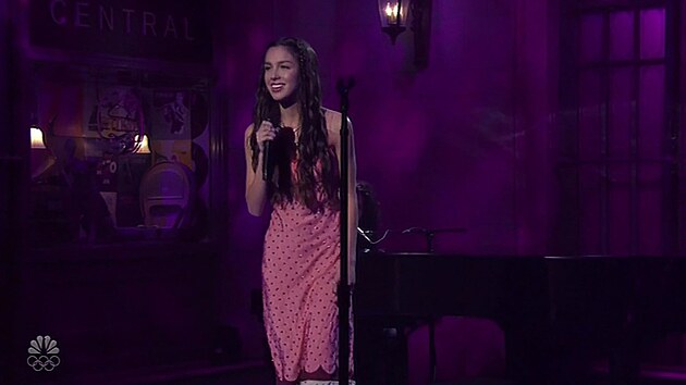 Zpvaka Olivia Rodrigo v poadu Saturday Night Live