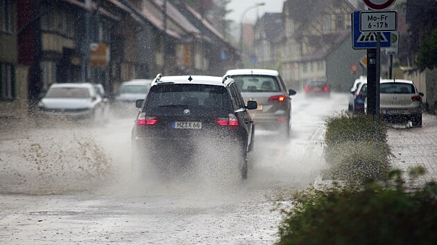 Německé úřady vydaly opět výstrahu před silnými bouřkami v západní části země.(5. června 2021)