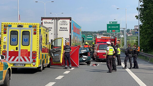 Smrtelná nehoda u Černého Mostu. (9.6.2021)