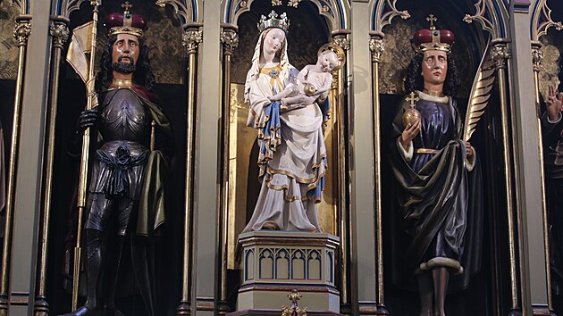 Plze�sk� katedr�la sv. Bartolom�je se po velk� rekonstrukci poprv� otev�ela n�v�t�vn�k�m. (2. 6. 2021)