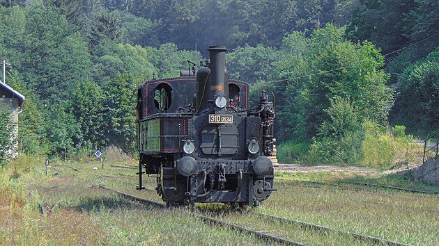 Lokomotiva 310.0134 byla vyrobena v roce 1913 pro místní dráhu Litovel - Senice.