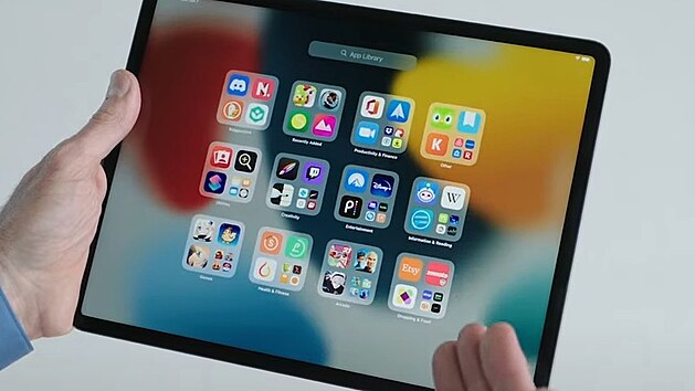 Galerie aplikací na iPadu