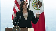 Viceprezidentka Kamala Harrisová na návštěvě Mexika (8. června 2021)
