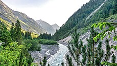 Isar v Pírodním parku Karwendel 