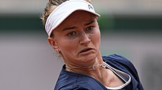 Barbora Krejíková ve tetím kole Roland Garros