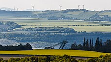 Obyvatelé eských obcí okolo polského dolu Turów protestují proti pokraující...