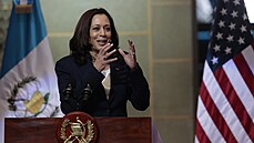 Americká viceprezidentka Kamala Harrisová na návtv Guatemaly, kde eí...