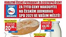 SPD láká na akci eský jarmark, v rámci které budou zemdlci prodávat své...