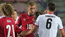 Horké chvíle v pípravném utkání eských fotbalist proti Albánii, Tomá Souek...
