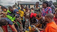Nedávná erupce sopky Nyiragongo ve východním Kongu pipravila o zásoby pitné...
