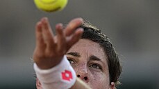 Carla Suárezová v prvním kole Roland Garros.
