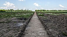 Stavba severovýchodního obchvatu Pardubic.