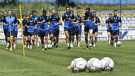 První trénink letní pípravy fotbalist Slovácka